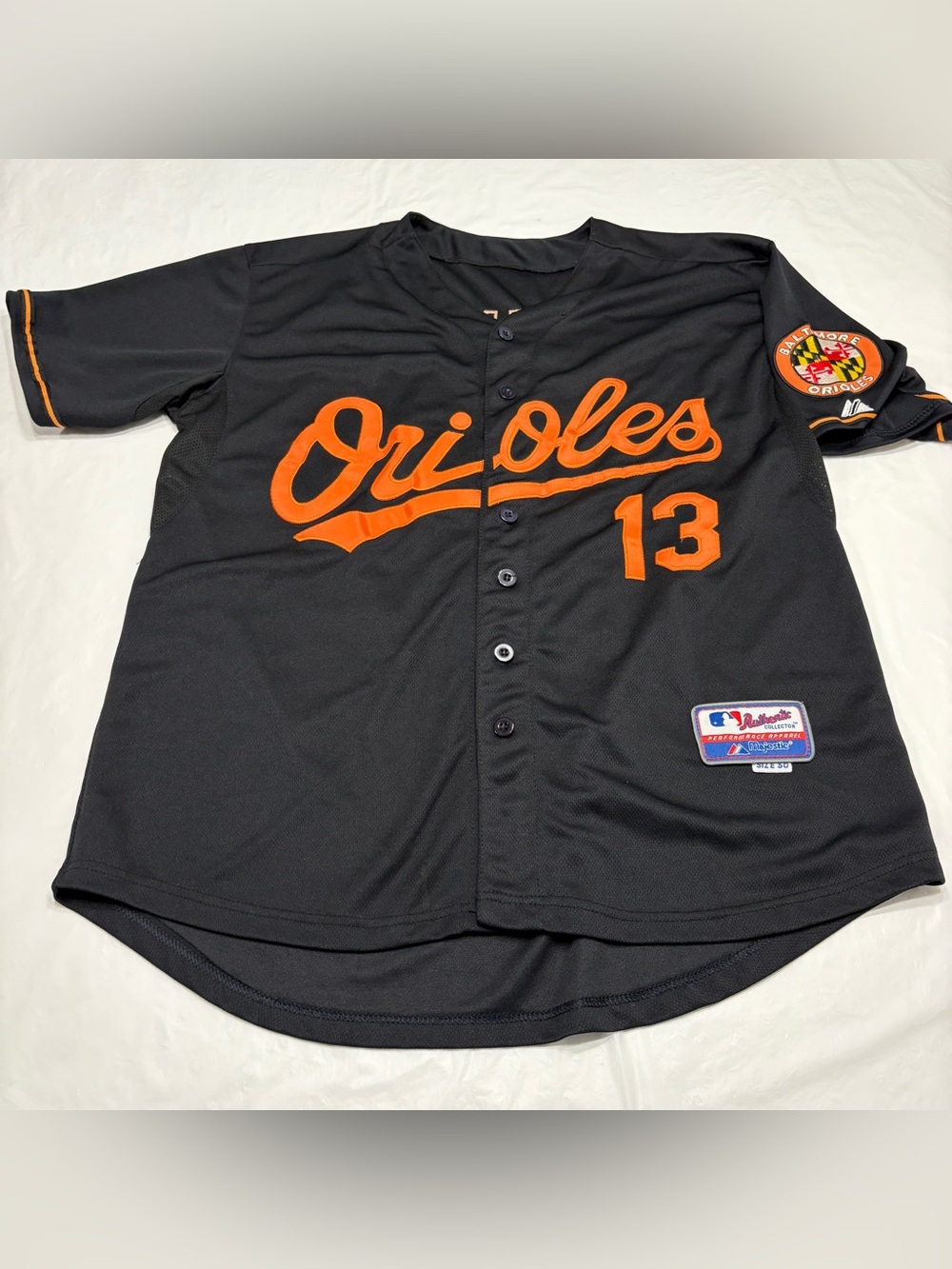 Majestic Baltimore Orioles Manny Machado Men’s 50 XL Baseball Jersey Patches